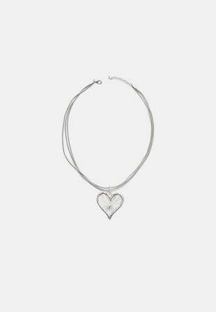 Колье «металлическое сердце»- Заказать в России