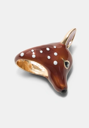 Кольцо «олень»- Заказать в России