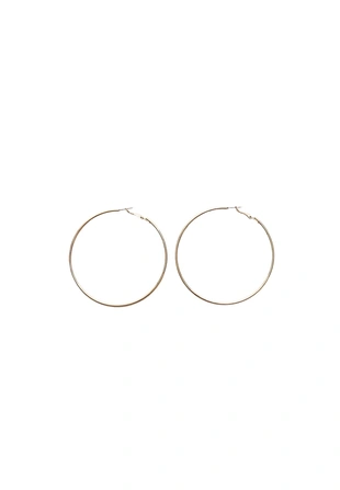 Большие серьги-кольца- Заказать в России