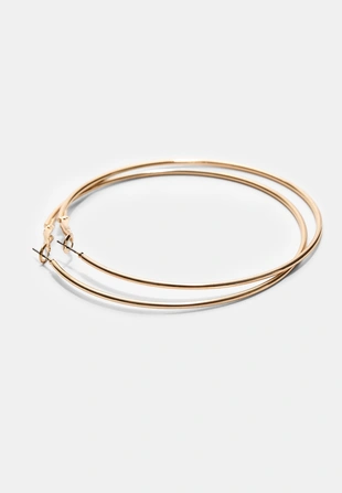 Большие серьги-кольца- Заказать в России