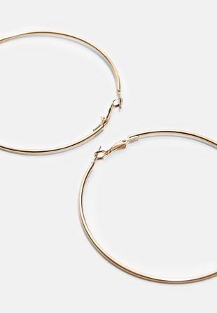 Большие серьги-кольца- Заказать в России