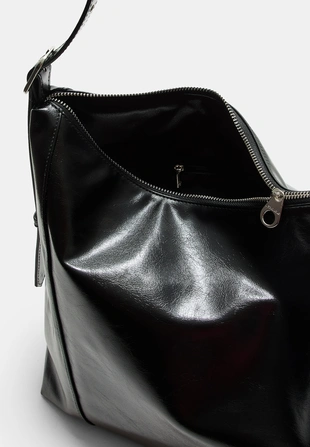 Сумка на плечо с пряжкой- Заказать в России