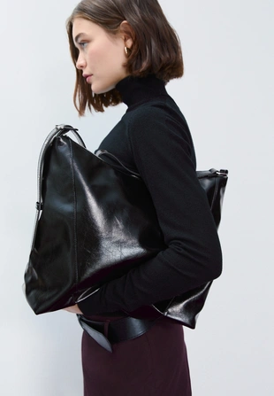 Сумка на плечо с пряжкой- Заказать в России