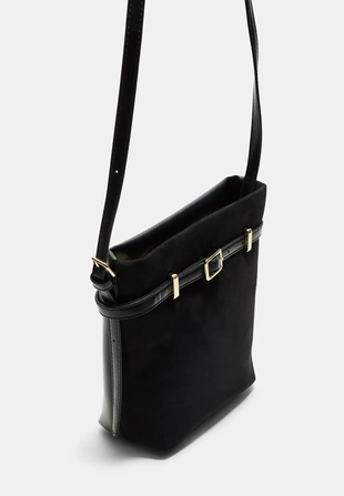 Сумка-мессенджер с отделкой ремнем- Заказать в России