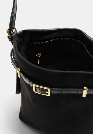 Сумка-мессенджер с отделкой ремнем- Заказать в России