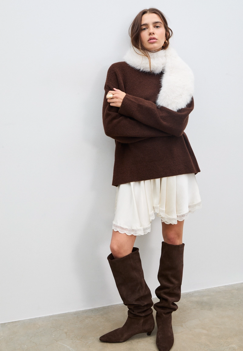 Шарф из искусственного меха