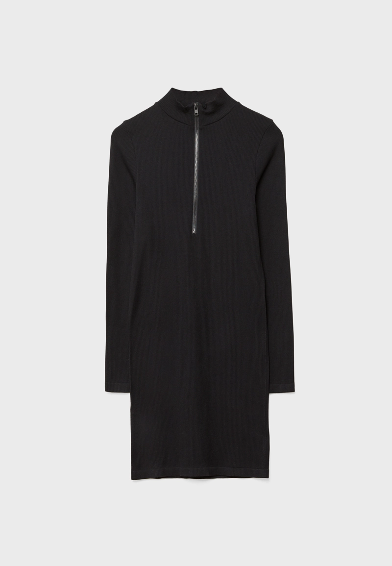 Короткое платье на молнии