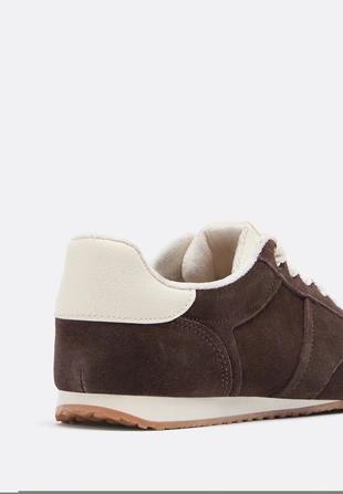 Мягкие кожаные кеды- Заказать в России