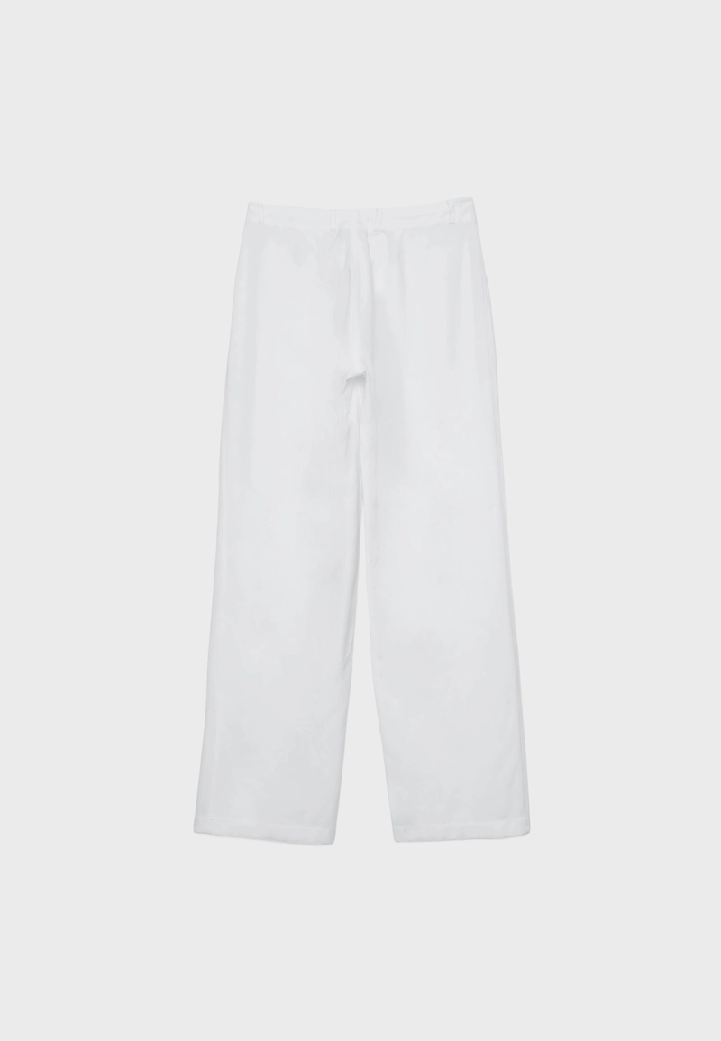 Брюки с карманом из льна