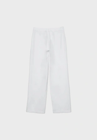 Брюки с карманом из льна- Заказать в России