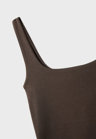 Майка с квадратным вырезом- Заказать в России