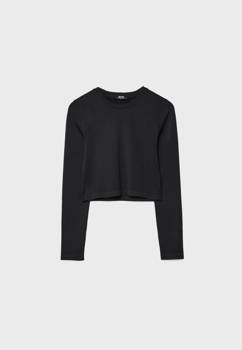 Базовая укороченная футболка