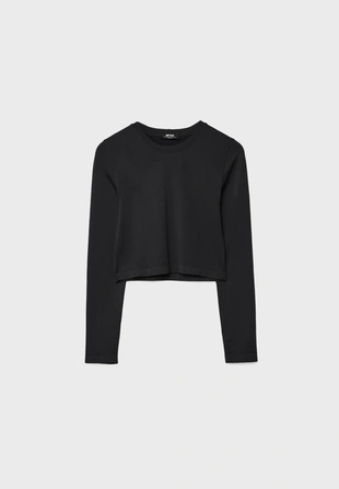 Базовая укороченная футболка- Заказать в России