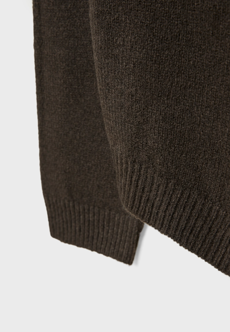 Асимметричный трикотажный джемпер