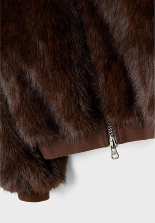 Куртка из искусственного меха- Заказать в России