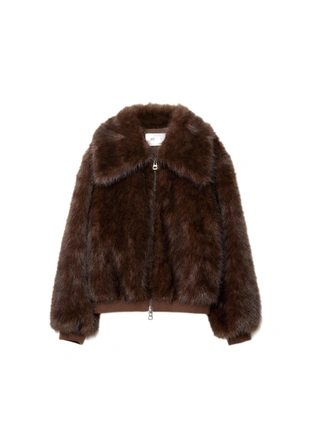 Куртка из искусственного меха- Заказать в России