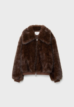 Куртка из искусственного меха- Заказать в России