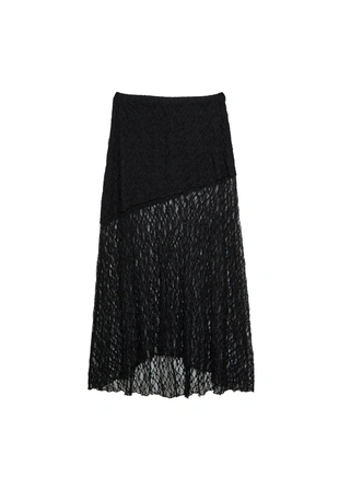 Кружевная юбка миди- Заказать в России