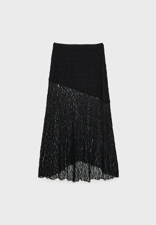 Кружевная юбка миди- Заказать в России