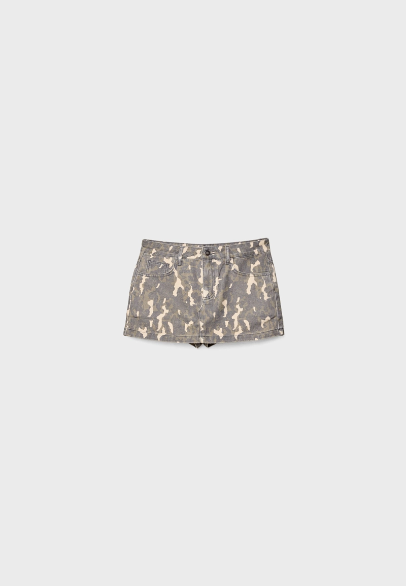 Юбка-брюки с принтом