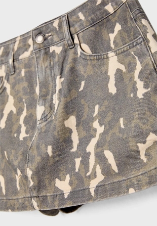 Юбка-брюки с принтом- Заказать в России