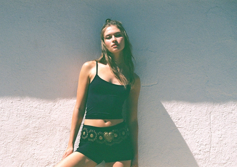 Широкий ремень с шестиугольниками