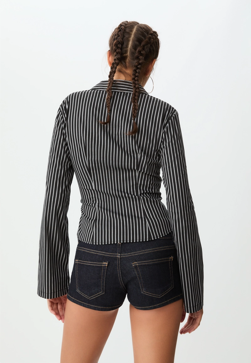 Мини-шорты из денима