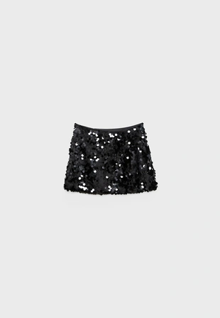 SEQUINNED MINI SKIRT- Заказать в России