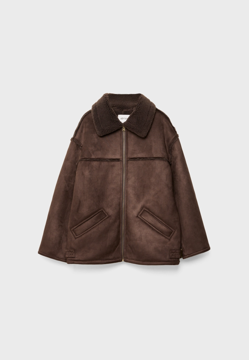 Двустороннее пальто со швами