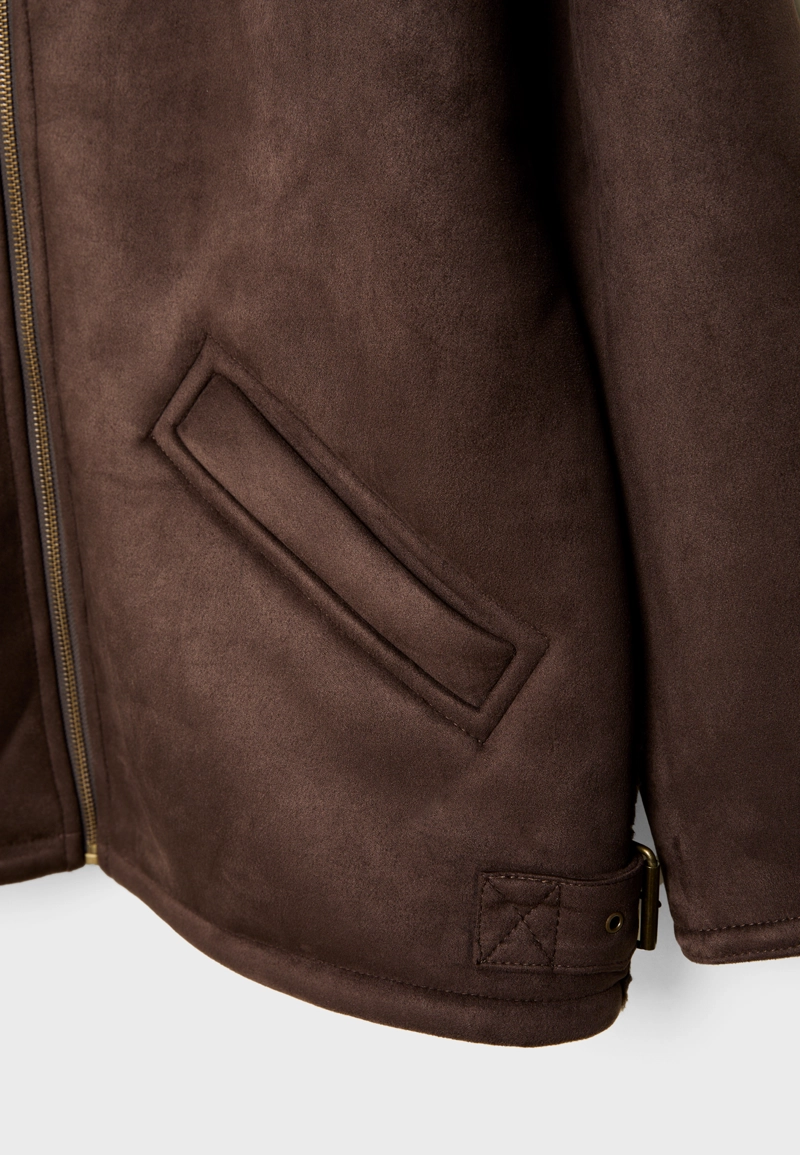 Двустороннее пальто со швами