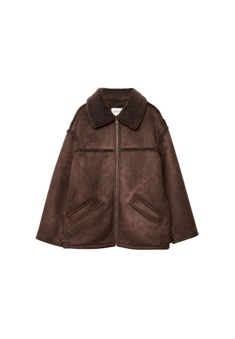 Двустороннее пальто со швами