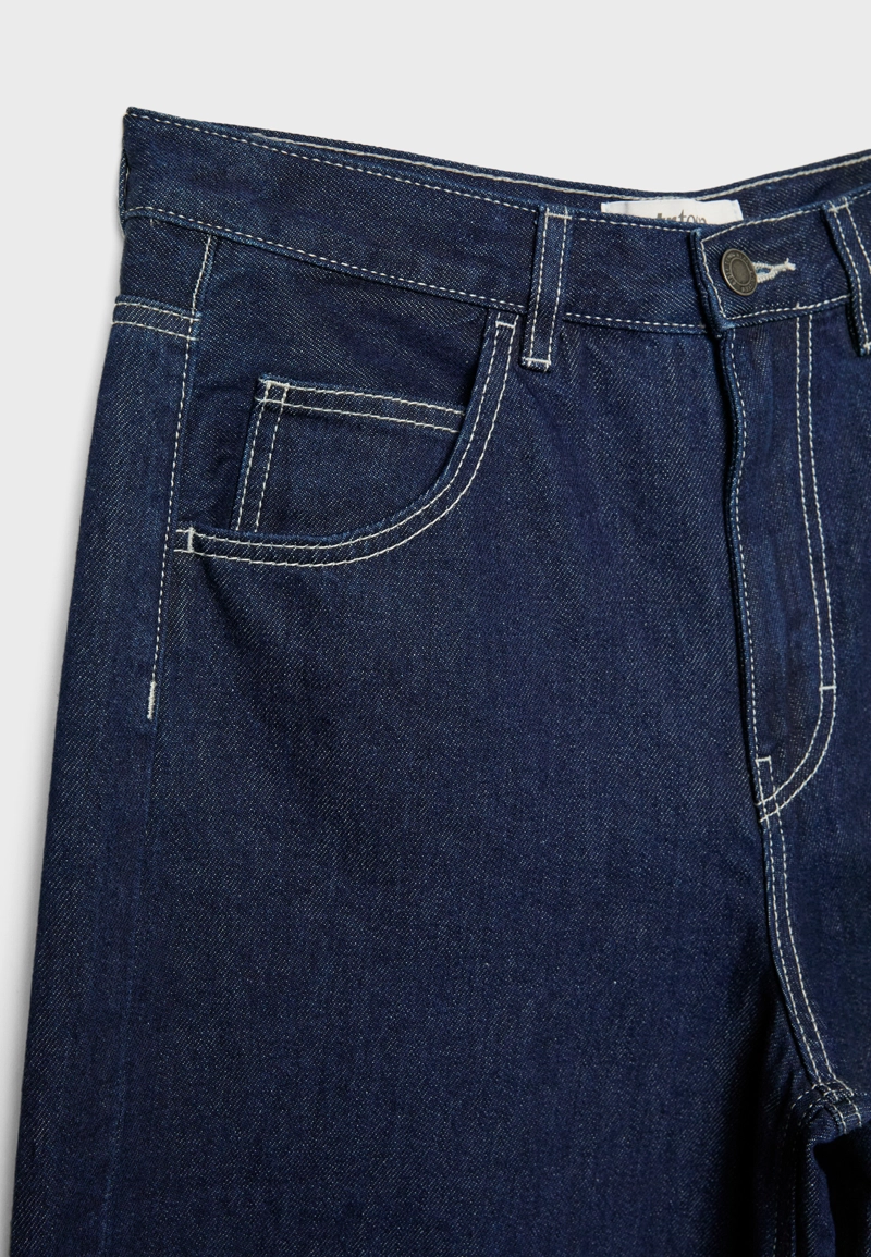 Джинсы-бочонки с регулируемой посадкой