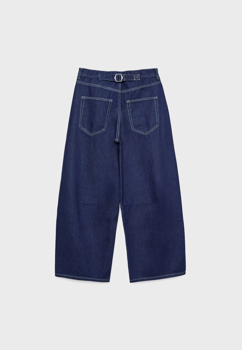 Джинсы-бочонки с регулируемой посадкой