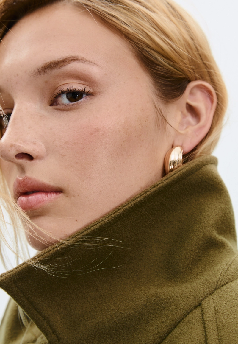 Тренч из мягкой ткани