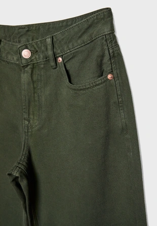 D91 джинсы с низкой посадкой и широкими штанинами- Заказать в России