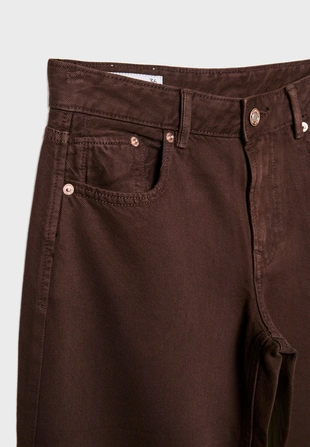 Джинсы D91 с низкой посадкой и широкими штанинами- Заказать в России