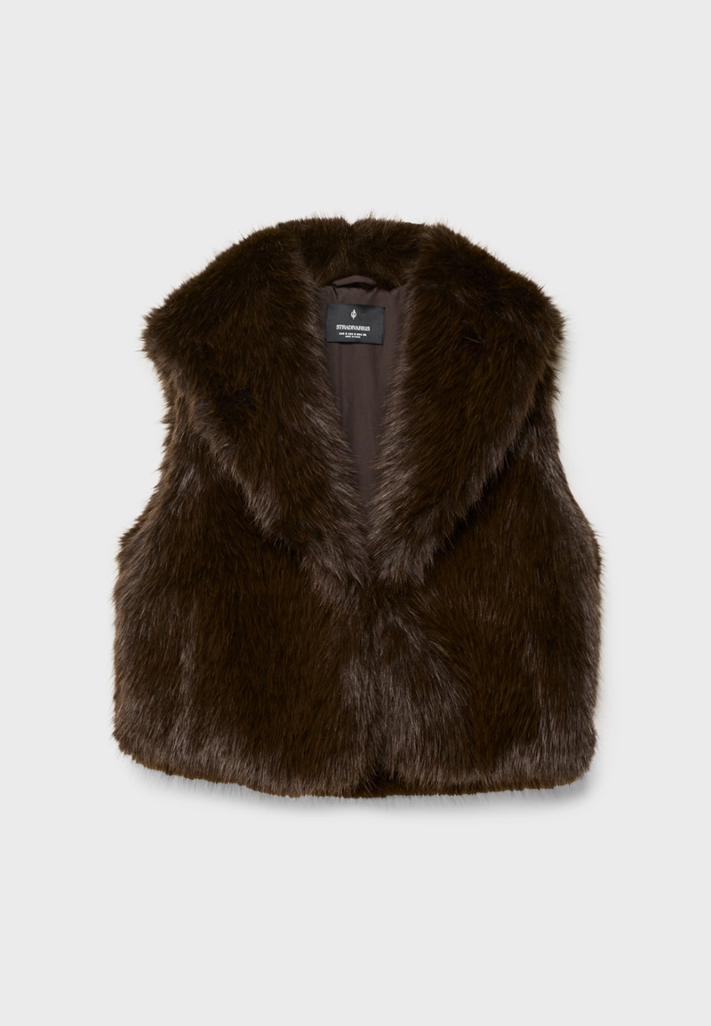 Жилет из искусственного меха