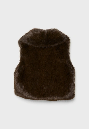 Жилет из искусственного меха- Заказать в России