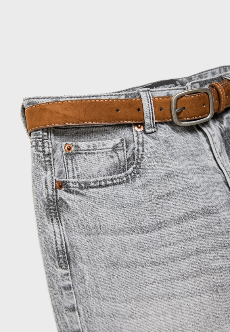 Джинсы bootcut D68 с ремнем