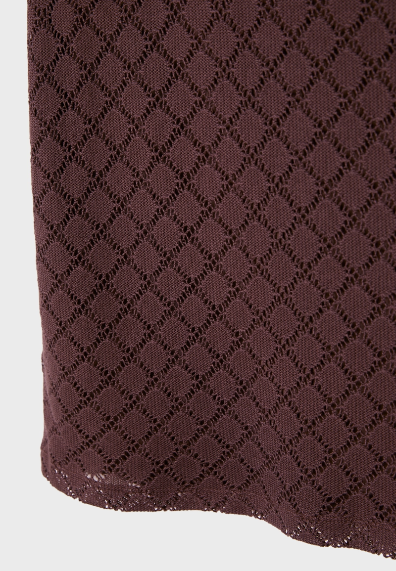 Короткое платье с эффектом кроше