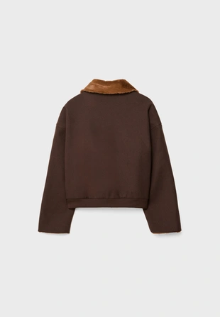 Двусторонняя куртка с искусственным мехом- Заказать в России