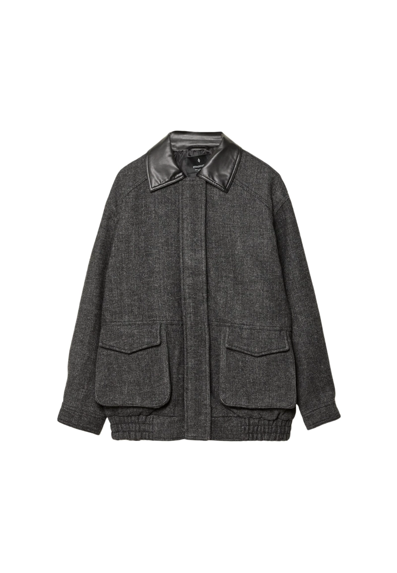 Куртка с карманами «елочка»