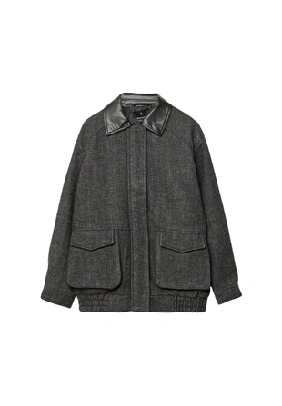 Куртка с карманами «елочка»- Заказать в России