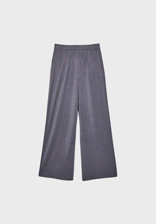 Брюки в классическом стиле с широкими штанинами- Заказать в России