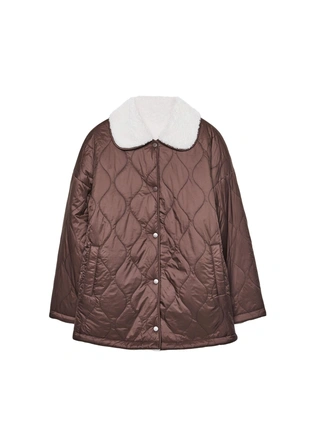 Двусторонняя куртка из искусственной овчины- Заказать в России