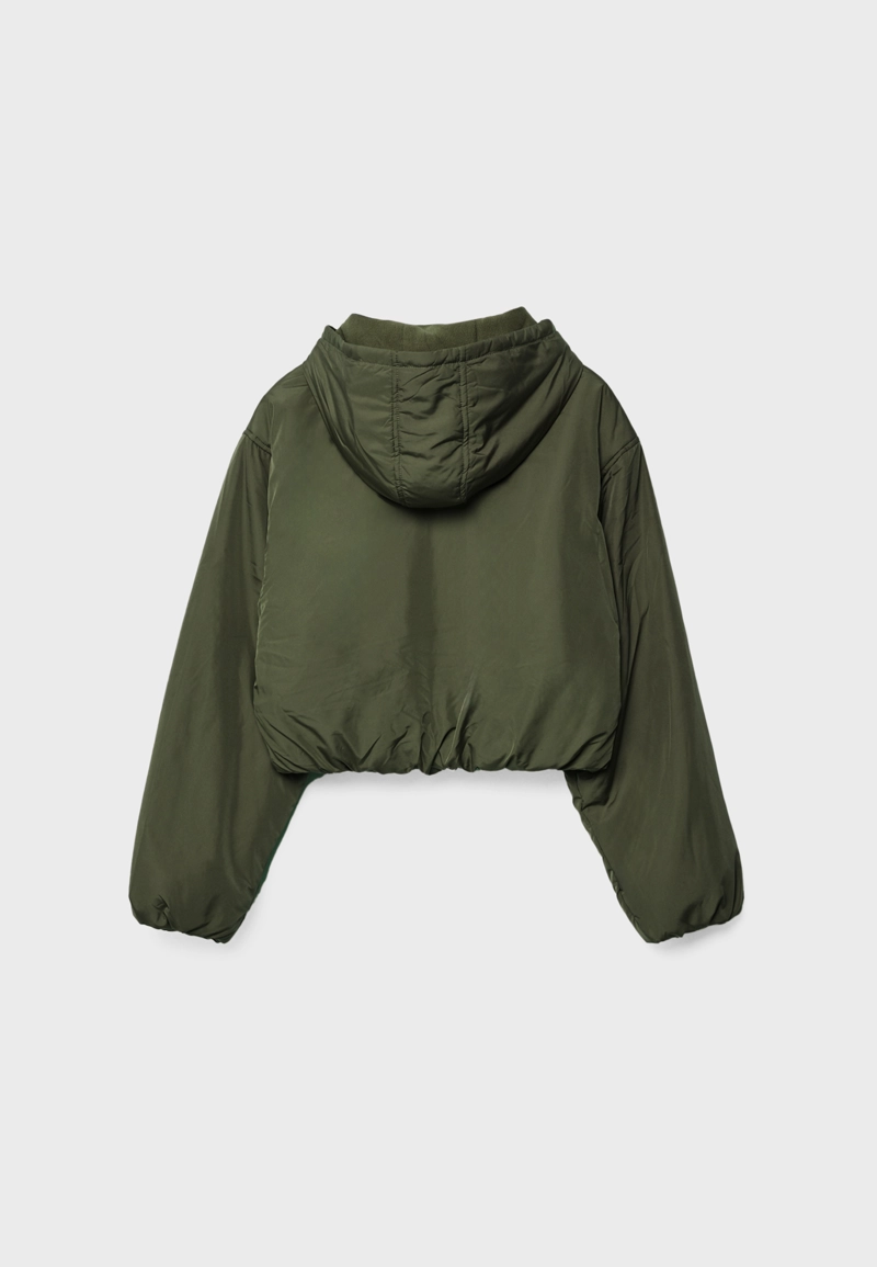 Стеганая куртка-пуховик