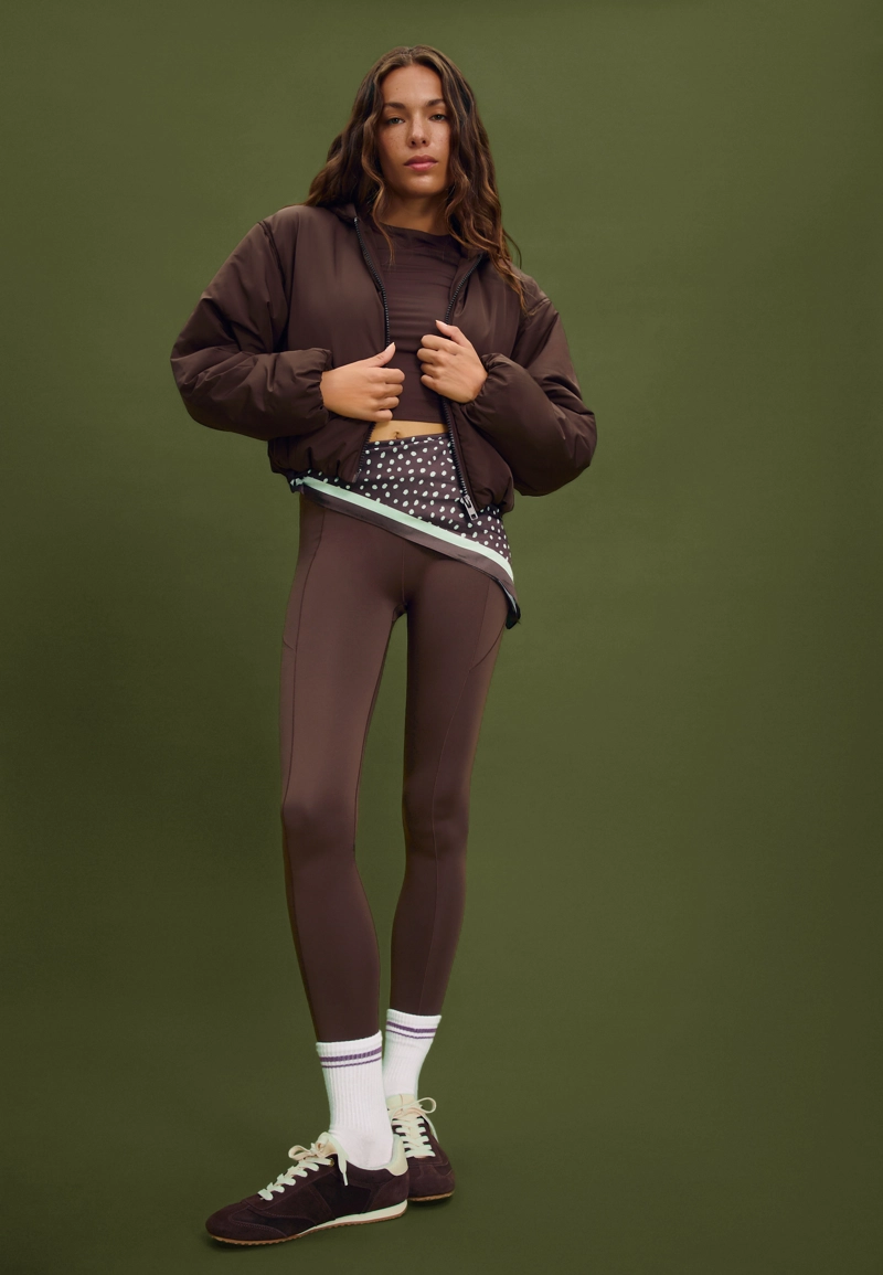 Стеганая куртка-пуховик