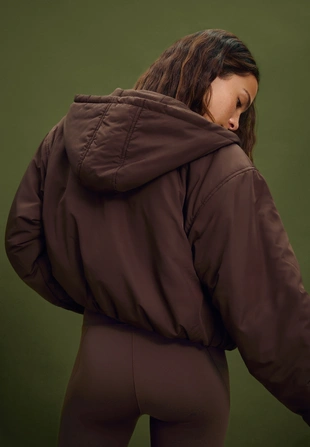 Стеганая куртка-пуховик- Заказать в России