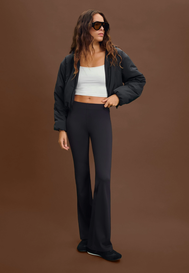 Стеганая куртка-пуховик