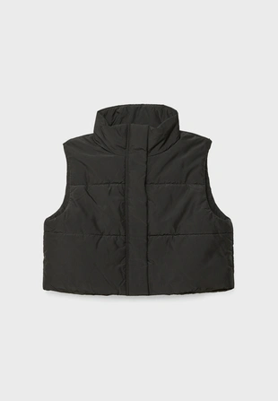 Короткий стеганый жилет- Заказать в России